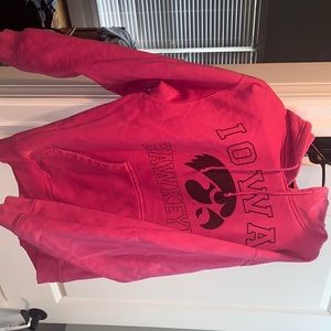 Pink Iowa Hawkeyes hoodie
